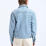 Joey Trucker Jacket - Stream Light Retro