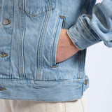 Joey Trucker Jacket - Stream Light Retro