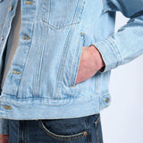 Joey Trucker Jacket - Stream Light Retro
