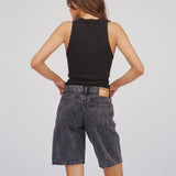 Lea Shorts - Marble Black