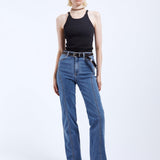 Moxy Straight Curve Cut Jeans TALL - Vale Sky Plain