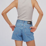 Nora Shorts - Stream Sky Retro