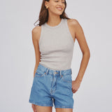 Nora Shorts - Stream Sky Retro