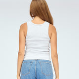 Nyla Top -  Light Grey Melange