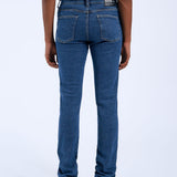 Snap Skinny Jeans - Cape Dark Plain