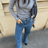 Echo High Straight Jeans - Bay Mid Retro