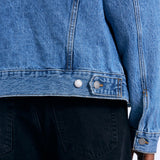Joey Trucker Jacket - Stream Sky Retro