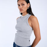 Etta Top -  Grey Melange