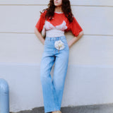 Echo Straight Jeans - Bay Sky Fade