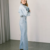 Echo High Straight Jeans PETITE - Bay Blue Jay