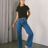Echo High Straight Jeans - Bay Mid Retro