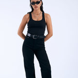 Echo Straight Jeans - Black