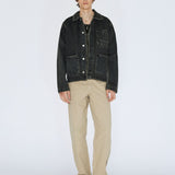 Evon Worker Jacket - Aged Black