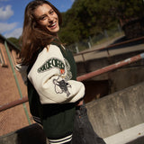 Annivarsity Jacket - Green Patched