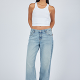 Hill Low Jeans - Drift Light Blue