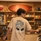 Trooper Tee - Pale Taupe World Traveller