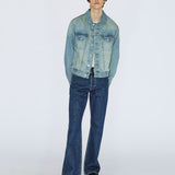 Joey Trucker Jacket - Stream Sky Aged