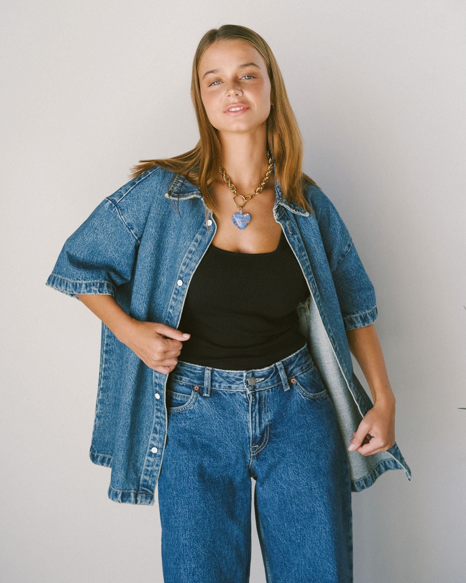 Niko Worker Jacket Pebble Dark Retro | Dr Denim Jeans Australia