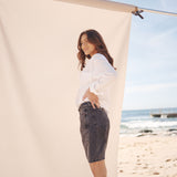 Lea Shorts - Marble Black