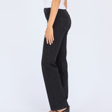 Lexy Straight Jeans - Black Mist