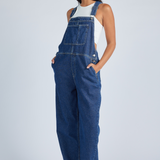 Lydia Dungaree - Pebble Dark Retro