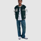 Annivarsity Jacket - Green Patched