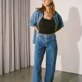 Nanci Barrel Jeans - Stream Mid Retro