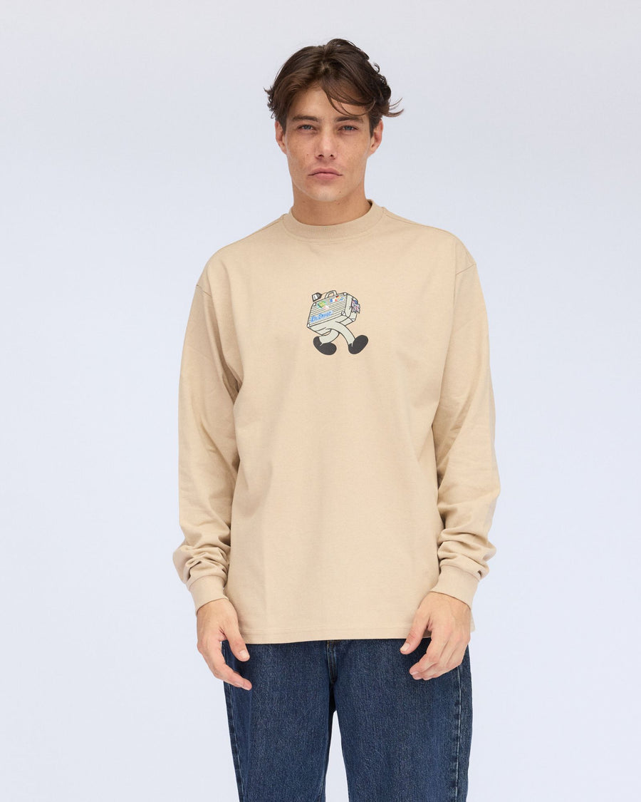 Reno Long Sleeve - Pale Taupe Traveller