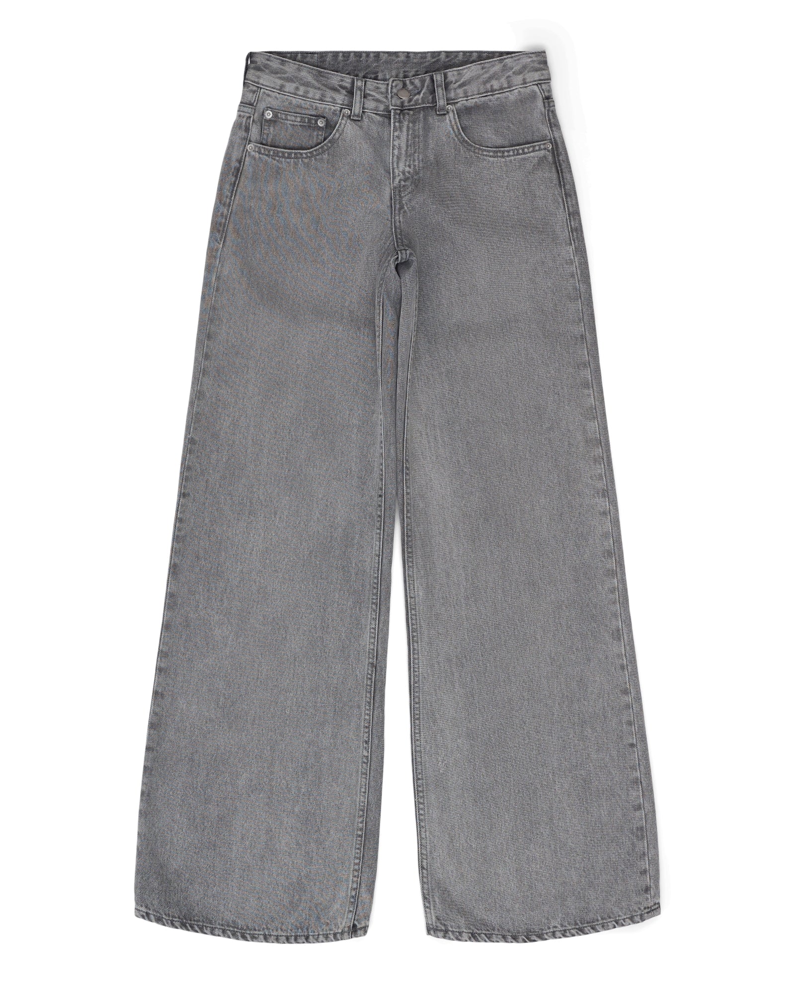 Rhue Wide Jeans - Ash Grey