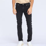 Snap Skinny Jeans - Black Mist