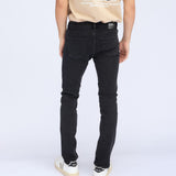 Snap Skinny Jeans - Black Mist