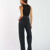 Echo Straight Jeans - Tar Retro Black