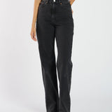 Echo Straight Jeans - Tar Retro Black
