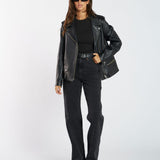 Echo Straight Jeans - Tar Retro Black