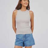 Etta Top -  Grey Melange