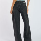 Hill Low Jeans - Aged Black