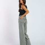 Rhue Wide Jeans TALL - Ash Grey