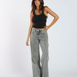 Rhue Wide Jeans - Ash Grey
