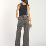 Rhue Wide Jeans - Mid Grey Used