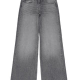 Rhue Wide Jeans - Mid Grey Used