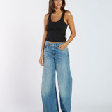 Rhue Wide Jeans - Stream Sky Fade