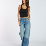 Rhue Wide Jeans - Stream Sky Fade