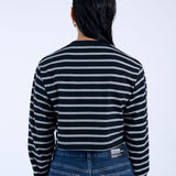 Rory Long Sleeve - Double Stripe BL