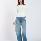 Stella Long Sleeve Top - Off White