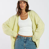 Tom Cardigan - Brushed Light Yellow
