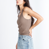 Demi Singlet - Walnut