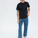 Dash Straight Jeans - Pebble Mid Retro