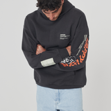 Damien Hoodie - Graphite Happy Hour