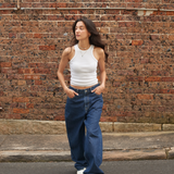 Donna Baggy Pebble Dark Retro
