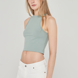 Lara Crop - Pale Shore